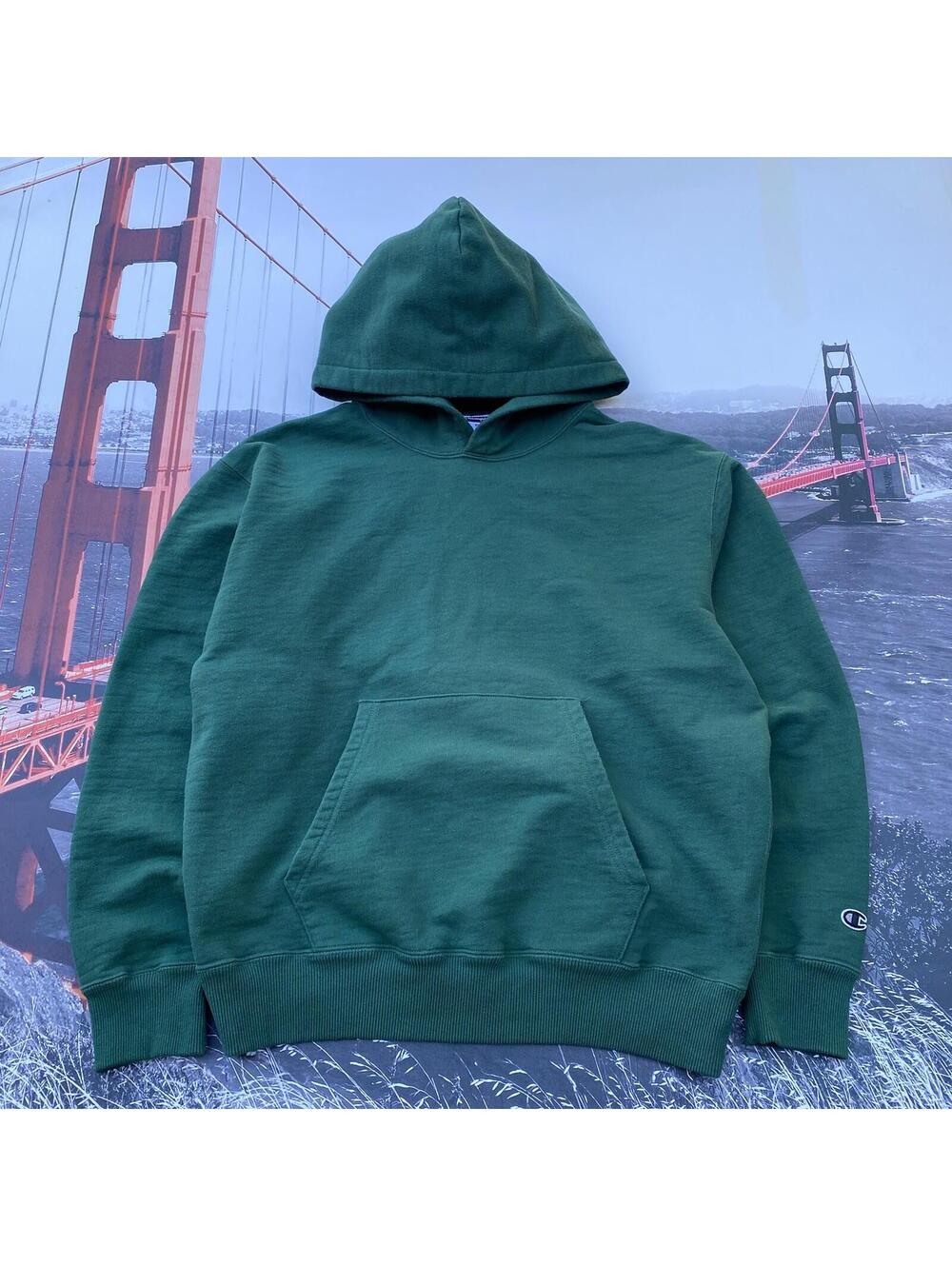 Todd Snyder Champion Hoodie Green Pullover Sweatshirt Mens M Heavyweight Canada
